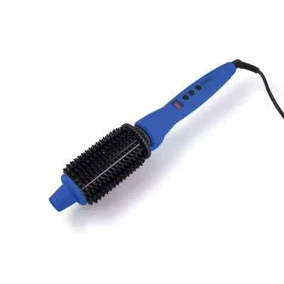 Calista Tools Perfecter Pro Grip Abatible Top Cepillo de Pelo Calefactable Azul Oscuro Barril 3/4 Foto 1 de 4