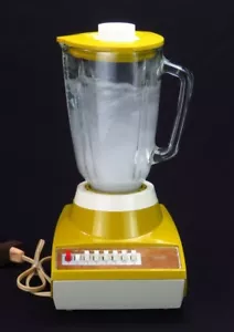 Jarra vintage Sears Blender vidrio de 7 velocidades oro amarillo siete Roebuck 400-829001 - Imagen 1 de 12
