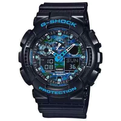Мужские кварцевые часы Casio G-Shock аналоговый и цифровой камуфляж - GA-100CB-1ADR новый - Изображение 1 из 4