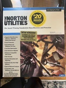 The Norton Utilities Vintage Software 1991 By Symantec With Box Data Recovery - Picture 1 of 6