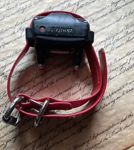 Dog Training Shock Collar DOGTRA 280C *Tested COLLAR ONLY, Red 14” Long 0.75”wid - Picture 1 of 6