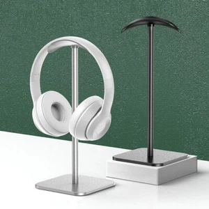 Lujo Aluminio Soporte para Auriculares de Escritorio Auriculares Soporte Colgador Pantalla Gancho - Imagen 1 de 11