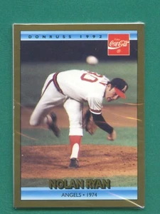 1992 Donruss Nolan Ryan #8 1974 Baseball Card CocaCola unopened cellophane pack - Picture 1 of 2