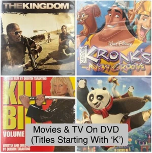 Movies & TV On DVD (Titles Starting With 'K') - Imagen 1 de 8