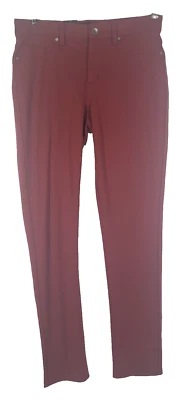 CALVIN KLEIN JEANS Women Pants SIZE 6 Skinny Maroon Viscose Nylon Elastane NEW - Image 1 of 4