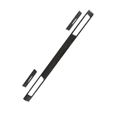 3 PIEZAS Para BMW Serie 3 E90 E92 E93 Fibra de Carbono Agua Portavasos Marco Cubierta TrAS Foto 1 de 4