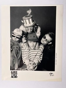 Gaye Bikers On Acid Photo Original Black And White Virgin Records June 1987 - Picture 1 of 12