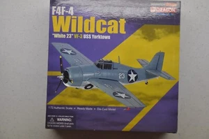 Dragon 50247 F-4F Wildcat White 23 VF 3 USS Yorktown 1942 1:72 "DAMAGED" - Picture 1 of 4
