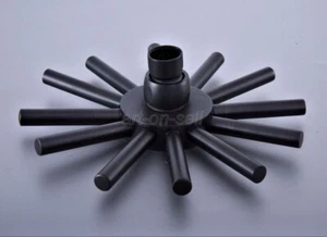 Black Oil Rubbed Bronze Bathroom Shower Accessory Rainfall / Rain Shower Head - Picture 1 of 8