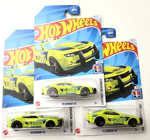 Hot Wheels '10 Camaro SS Lime Green #86 86/250 - 2024 HW First Response -3pcs - Picture 1 of 2