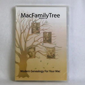 Mac Family Tree Version 4: Modern Genealogy For Your Mac DVD - Picture 1 of 5