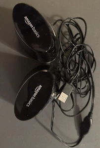 AmazonBasics V620BLACK USB-Powered PC Speakers with Dynamic Sound - Black - Photo 1/1