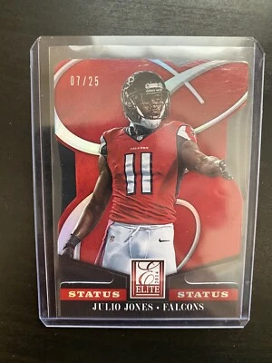 2014 Panini Donruss Elite Status Red Die-Cut Julio Jones #5 /25 - Image 1 of 2