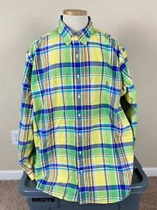 Polo Ralph Lauren Classic Fit Blue Button L/S Shirt Men’s Size 2XB Big & Tall