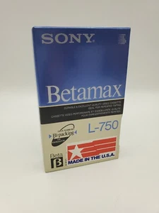 Sony Betamax L-750 leer beschreibbares Beta-Band ""Hi-Packing"" versiegelt neu 222 Meter - Bild 1 von 3