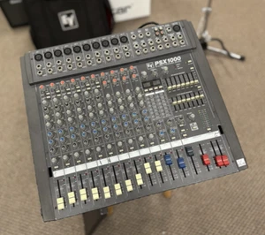 EV PSX1000 Electro Voice 14-Kanal 1000W Powered Mixer mit Metallabdeckung & Case - Bild 1 von 21