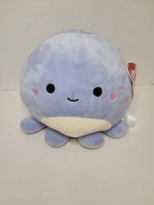 Violet Il Polpo Cuore Guance Squishmallow San Valentino Raro Nuovo con etichette LEGGI - Foto 1 di 10