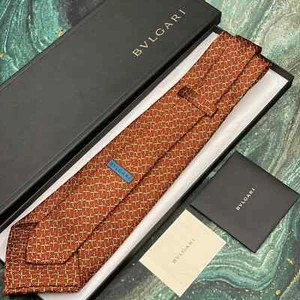 *NEW* Bvlgari Tie - Seven Fold Tie - Picture 1 of 4