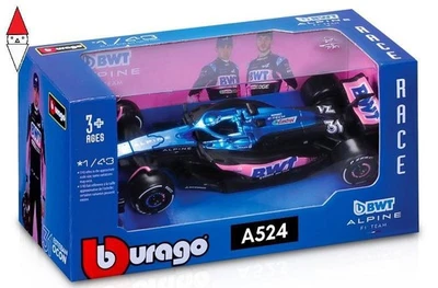 MODELLINO STATICO BBURAGO 1/43 BWT ALPINE A524 N 10 GASLEY - Immagine 1 di 2