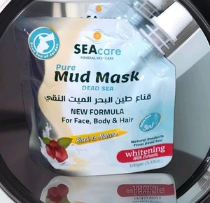 SEAcare Dead Sea Mud Mask3👍.in.1 Whitening Formula.100g .For Face, Body&Hair😉 - Picture 1 of 4