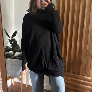 AAKASHA Asymmetrische Strick Tunika Lagenlook Kleid. Größe L - Bild 1 von 12
