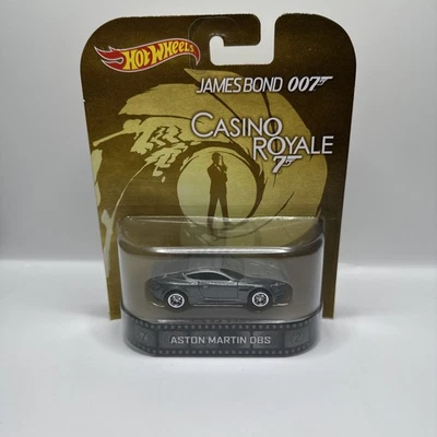 Hot Wheels Retro Entertainment James Bond 007 Goldfinger 1963 Aston Martin nuevo Foto 1 de 4