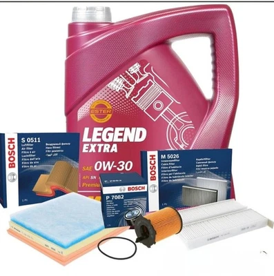 SERVICE KIT FITS PEUGEOT PARTNER 1.6 HDI 2015-2019 - AIR OIL CABIN FUEL  & OIL - Image 1 of 2