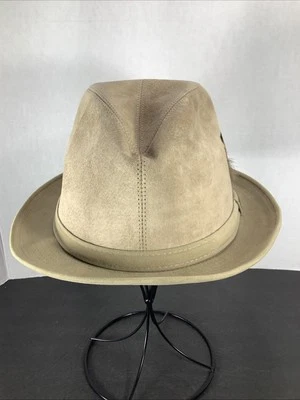 Dobbs New York 5th Ave Tan Feather Fedora Hat~NEW - Image 1 of 4