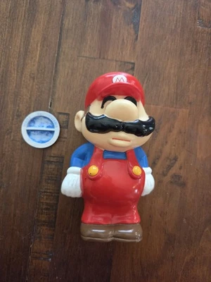 1989 Nintendo Entertainment Applause Mario Plastic Bank 5 1/2" Tall READ - Image 1 of 4
