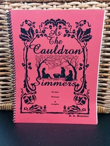 As The Cauldron Simmers Cookbook Thoughts Reflections D.R. Donaldson Wiccan  - Picture 1 of 17