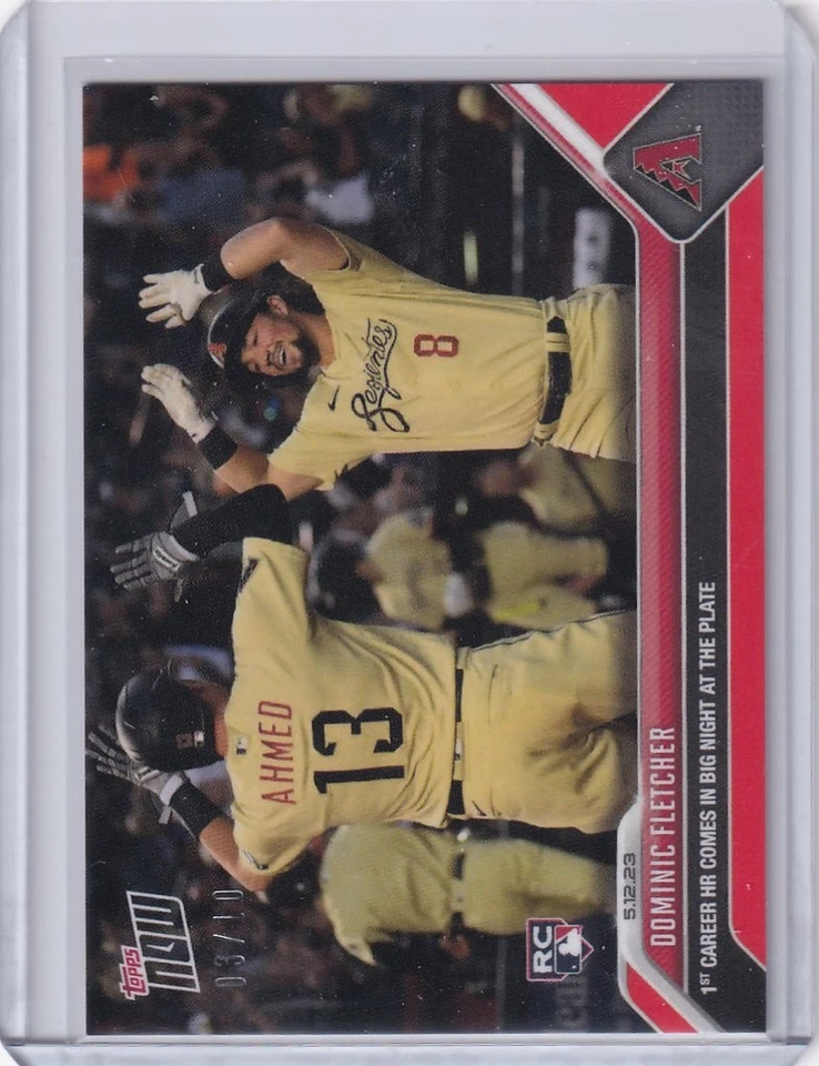 2023 TOPPS NOW PARALLEL #281 DOMINIC FLETCHER ARIZONA DIAMONDBACKS 3/10 - Image 1 of 1