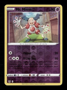 Mr. Mime Reverse Holo Raro SWSH11: Lost Origin 067/196 LP Pokemon LP - Imagen 1 de 2