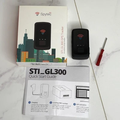 Spytec STI GL300 GPS Tracker w/ Box, Manual, & Screwdriver - Tested & WORKS - Image 1 of 4