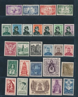 D466561 Luxemburgo Bonita selección de sellos MH - Imagen 1 de 2