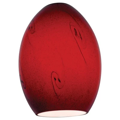 Access Lighting 23123 Ruby Sky Firebird Ostrich Glass Shade - Image 1 of 4