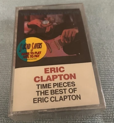 Eric Clapton Time Pieces The Best Of Cassette New Sealed Hype Sticker - Image 1 of 4