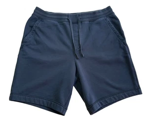 Banana Republic Shorts Mens Large Knit Sweatshorts Drawstring 8.5" Inseam Navy - Picture 1 of 11