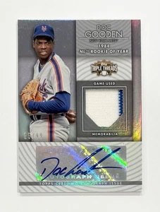 Dwight Doc Gooden 2012 Triple Threads Jersey Relic Auto /99 Mets Autograph - Picture 1 of 2