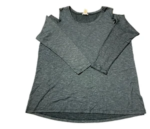 Matty M Ladies Cold Shoulder Top - Charcoal - XXL - Picture 1 of 2