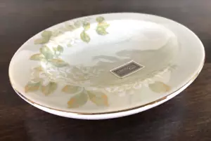 Croscill Home Seifenschale Keramik Creme Grün Weiß Blumen Floral Neu aus altem Lagerbestand - Bild 1 von 7