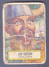 1952 TOPPS LOOK N SEE #126 LEIF ERICSON TOUGH CARD GREAT STARTER CARD