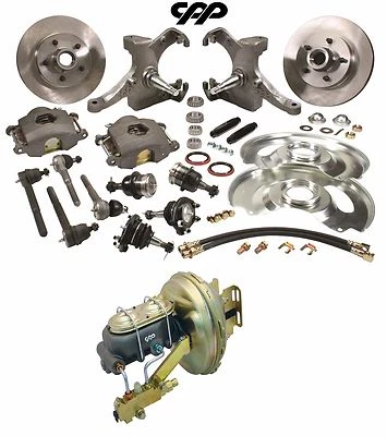 63-66 CHEVY C10 PICKUP TRUCK DROP DISC BRAKE BOOSTER CONVERSION KIT 5 LUG Foto 1 de 4