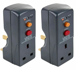 2 x MASTERPLUG ARCDKG RCD PLUG-IN CIRCUIT BREAKER SAFETY TRIP SWITCH - Picture 1 of 4