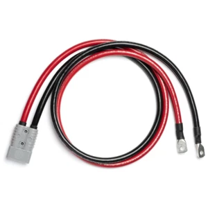2 AWG 1 Foot Battery Cable Quick Connector SP120A and 3/8" Ring Terminal - Picture 1 of 7