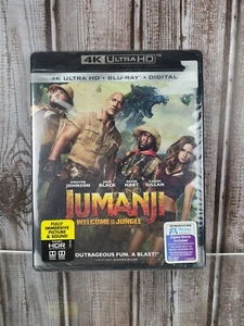 Jumanji: Welcome to the Jungle - 4K Ultra HD + Blu-ray + Digital - Sealed - Picture 1 of 2