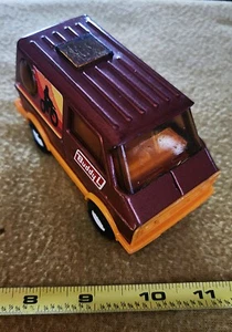 VINTAGE BUDDY L GROOVY MOTORCYCLE VAN BUBBLE WINDOWS JAPAN TOY 5” NICE GRAPHICS - Picture 1 of 5