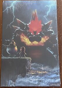 Mario 3D World Bowser's Fury Preorder Poster - Sealed