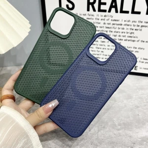 For iPhone 15 14 16 Pro Max 13 12 Magsafe Shockproof Heat Dissipation Case Cover - Picture 1 of 27