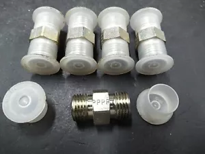 (5) Parker 4 HLO-S Adapter Fitting Male 1/4" ORFS-04 to Male 1/4" ORFS-04 - Picture 1 of 1