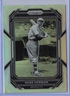 2023 Panini Prizm - Babe Herman #221 Silver Prizm - Image 1 of 2